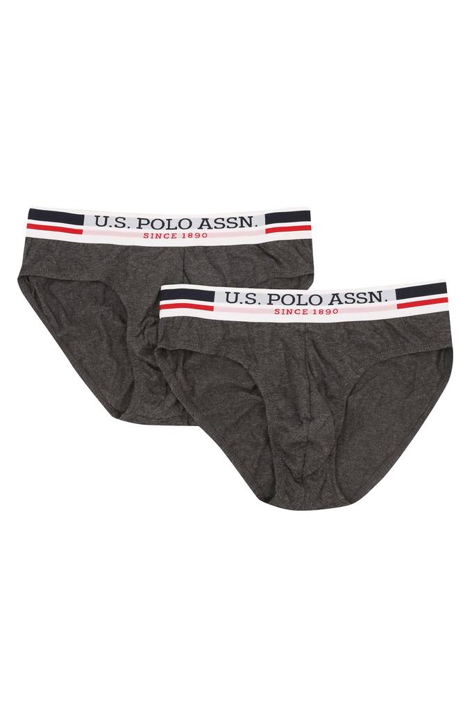 U.S. Polo Assn. Multicolor Cotton Regular Fit Briefs - Pack Of 3