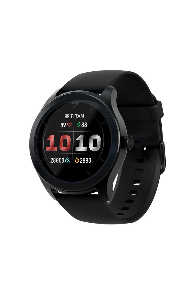 Buy TITAN WEARABLES Mens Silicone Smart Watch - 90137AP01