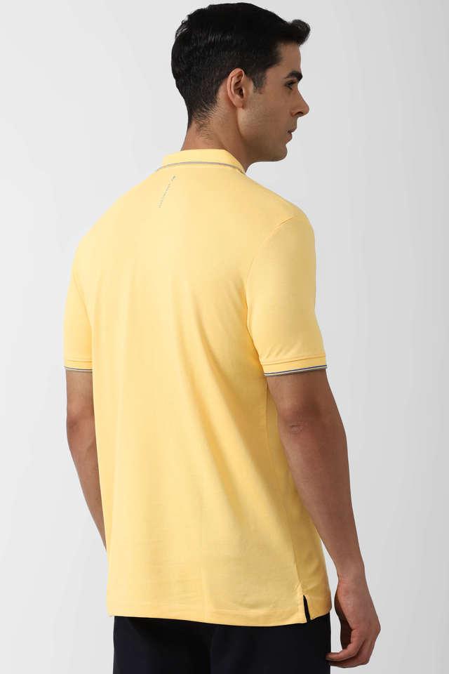 Solid Yellow Polo T-Shirt - Yellow