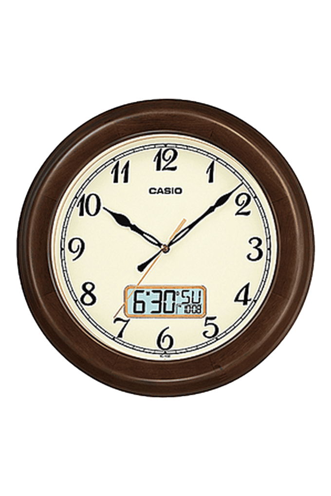 Casio analog 2025 wall clock