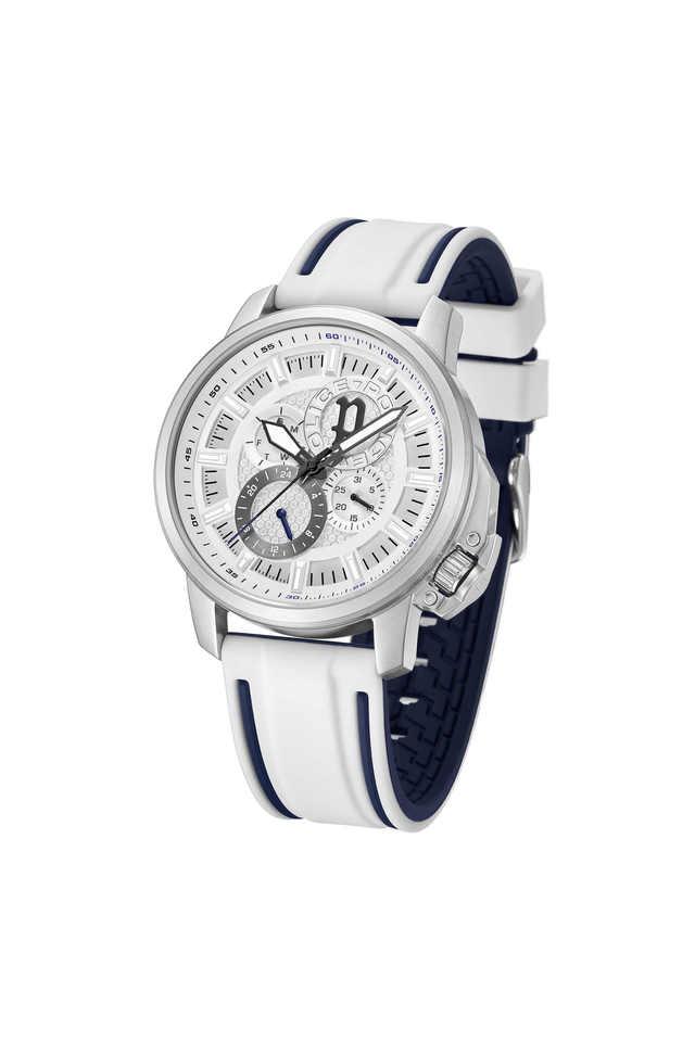 Police white cheap dial watch