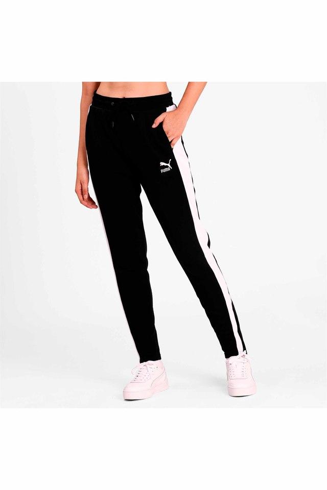 Buy PUMA Black Womens Regular Classics T7 Track Pants Shoppers Stop