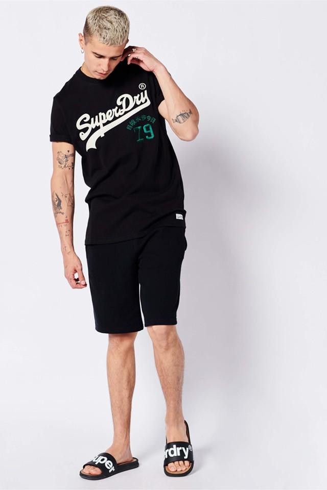 Replay Men's Logo Crew Neck T Shirt - Black - Short Sleeve T-shirts