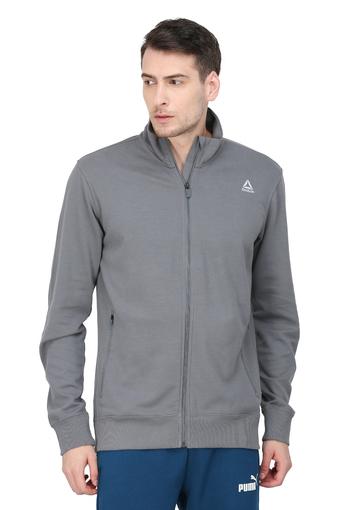 reebok solid men's track suit
