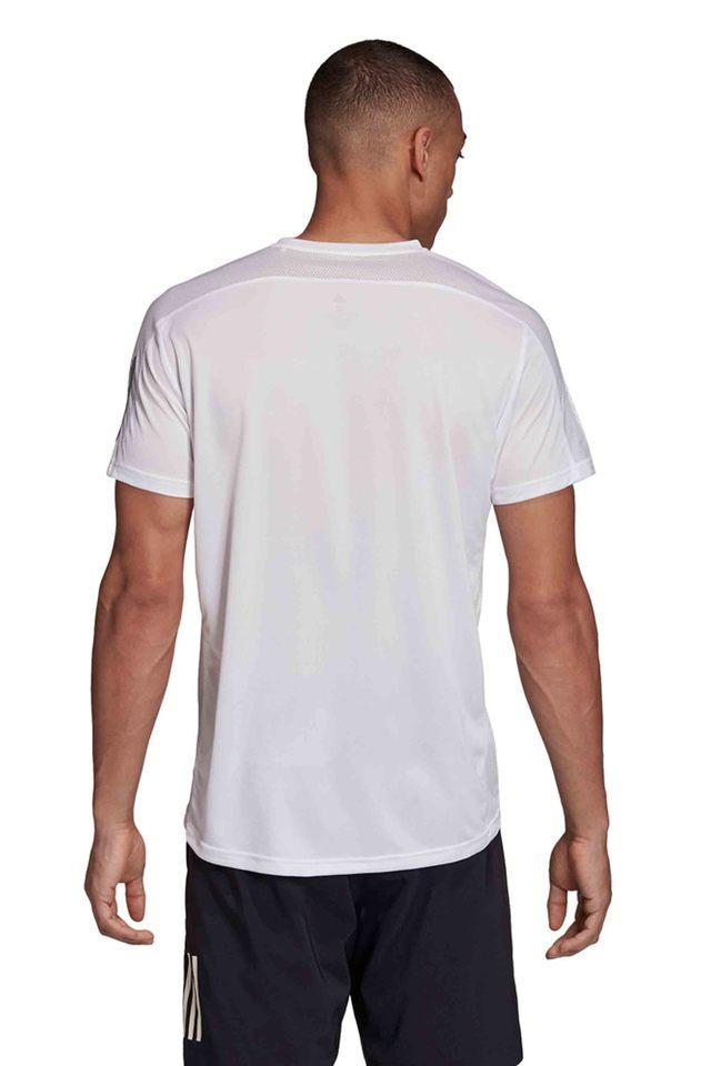 Plain Polyester Adidas Men Round Neck White T-Shirt at Rs 999/piece in  Bareilly