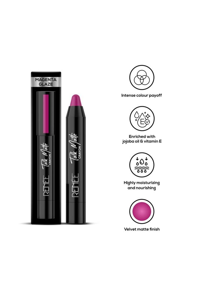 Buy RENEE Magenta Glaze Talk Matte Crayon Lipstick