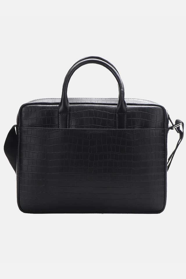 POLICE -  Black Laptop Bag - Main