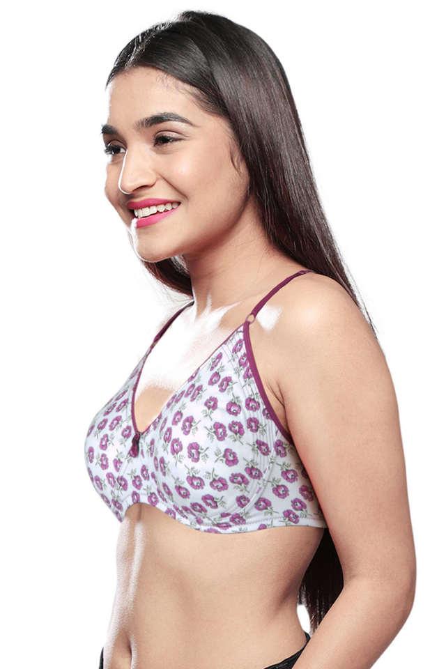 Buy online Purple Nylon Tshirt Bra from lingerie for Women by Zivame for  ₹299 at 50% off