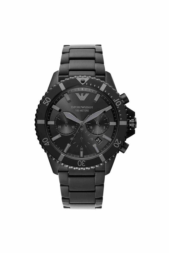 Armani mens best sale watch stainless steel