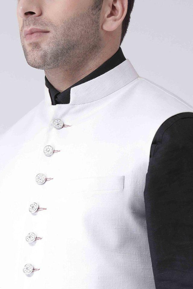 Mens Thread Embroidered Nehru Jacket Set... | Nehru jackets, Jackets,  Embroidered