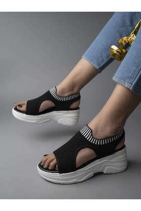 SHOETOPIA - Black Floaters & Flip Flops - 1