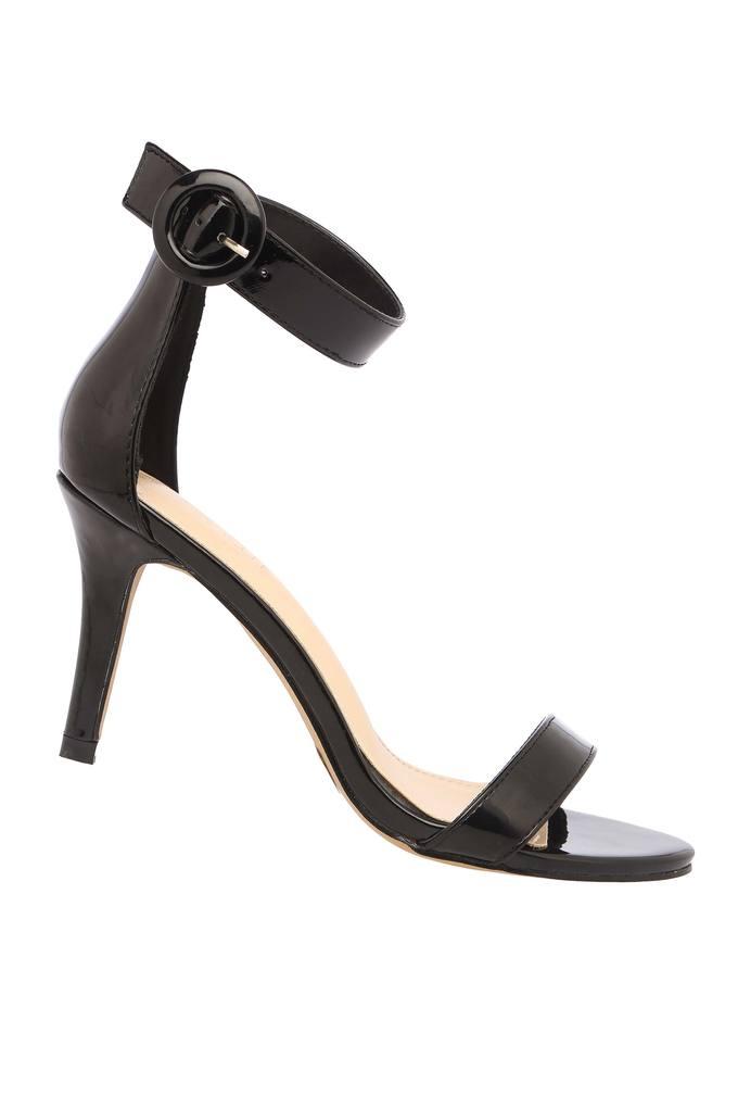 Black heels without online ankle strap