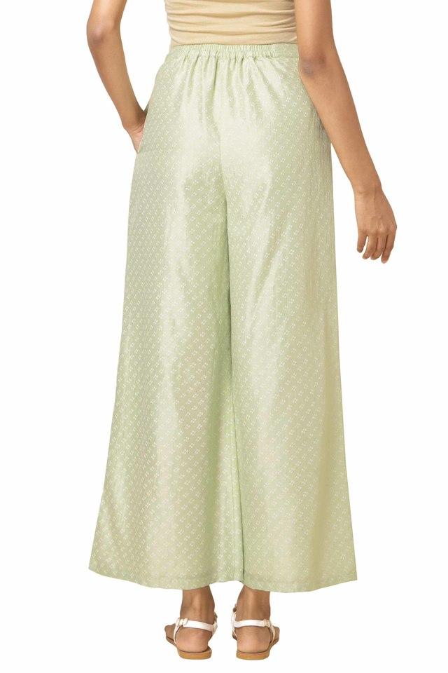 Buy Silk brocade palazzo pants Designer Wear  Ensemble