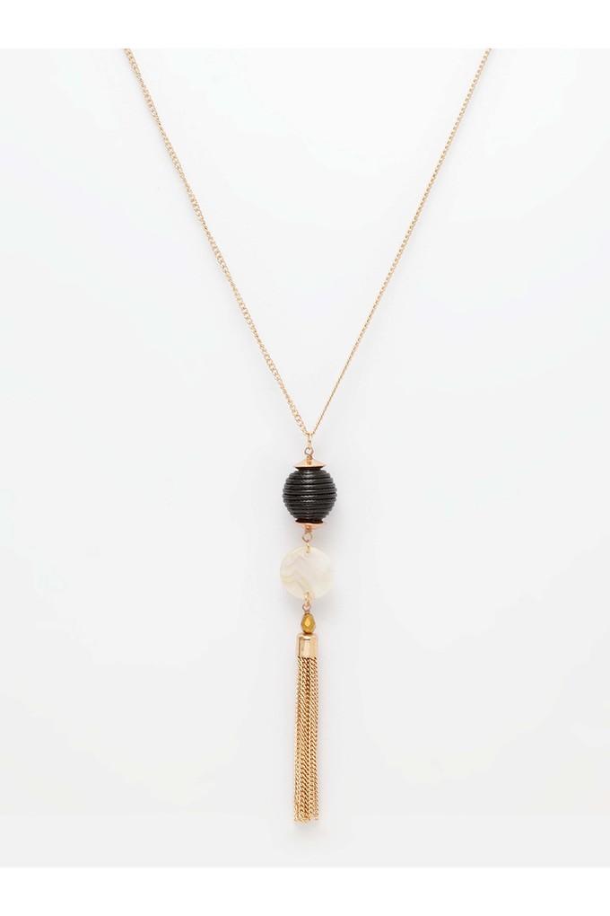 Rag tassel store necklace