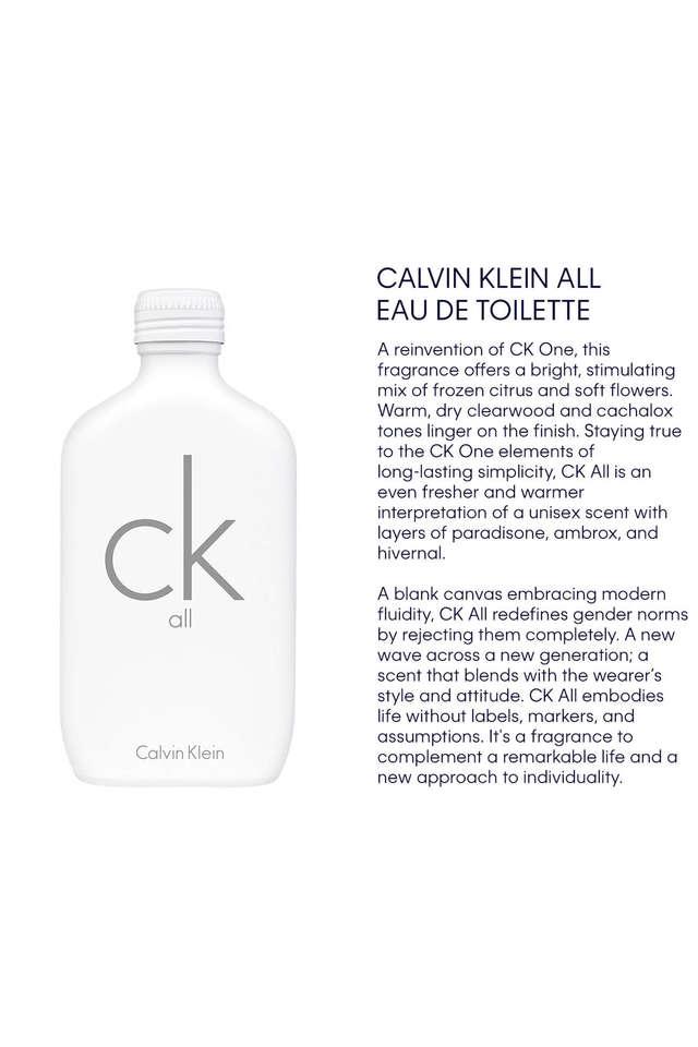 Buy CALVIN KLEIN CK All Eau De Toilette 100 ml EDT For Everyone Unisex Perfume Shoppers Stop