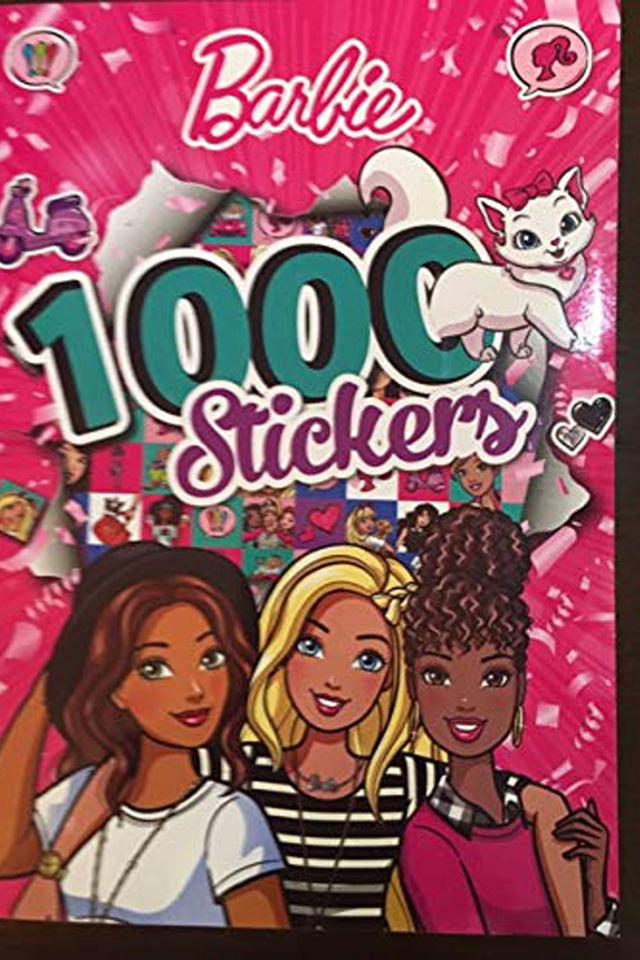 Barbie 1000 stickers book sale