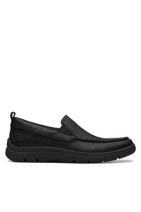 clarks mens leather loafers