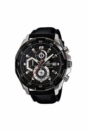 Men fashion ex193 shop black leather chronograph watch