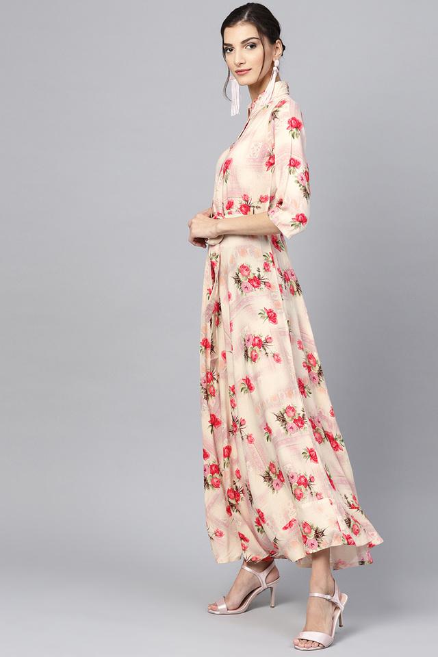 ethnic dress with belt