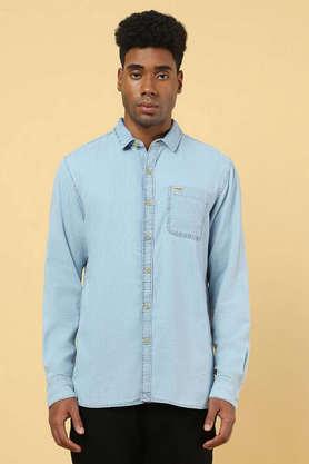 Wrangler white hot sale denim shirt