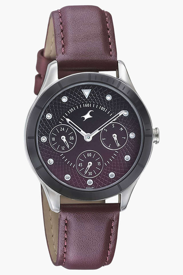 Leather strap best sale watches womens