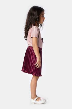 Maroon hotsell toddler skirt