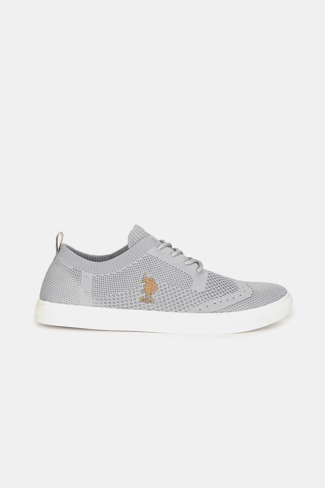 Buy U.S. Polo Assn. Grey Mens Non-Leather Lace Up Sneakers | Shoppers Stop