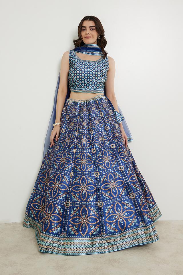 Buy online Royal Blue Knitted Patiala Salwar from Churidars