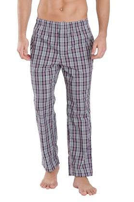 Buy Mens Super Combed Cotton Elastane Stretch Regular Fit Printed Pyjama  with Side Pockets  Mid Grey Melange RM02  Jockey India