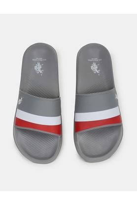 Buy U.S. POLO ASSN. Polyurethane Regular Mens Slides Shoppers Stop