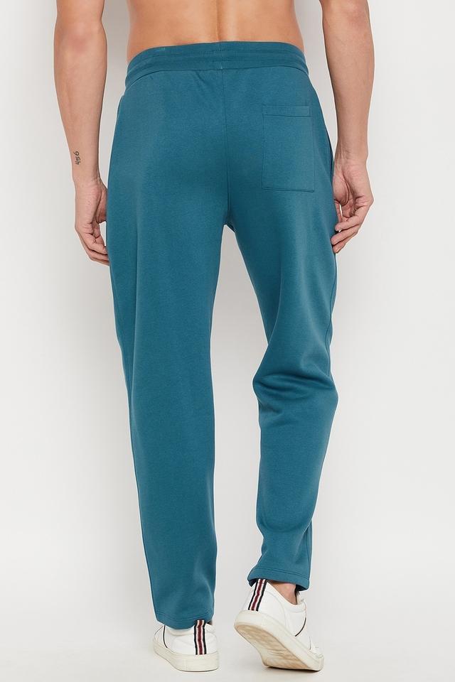 Solid Cotton Regular Fit Men's Track Pants