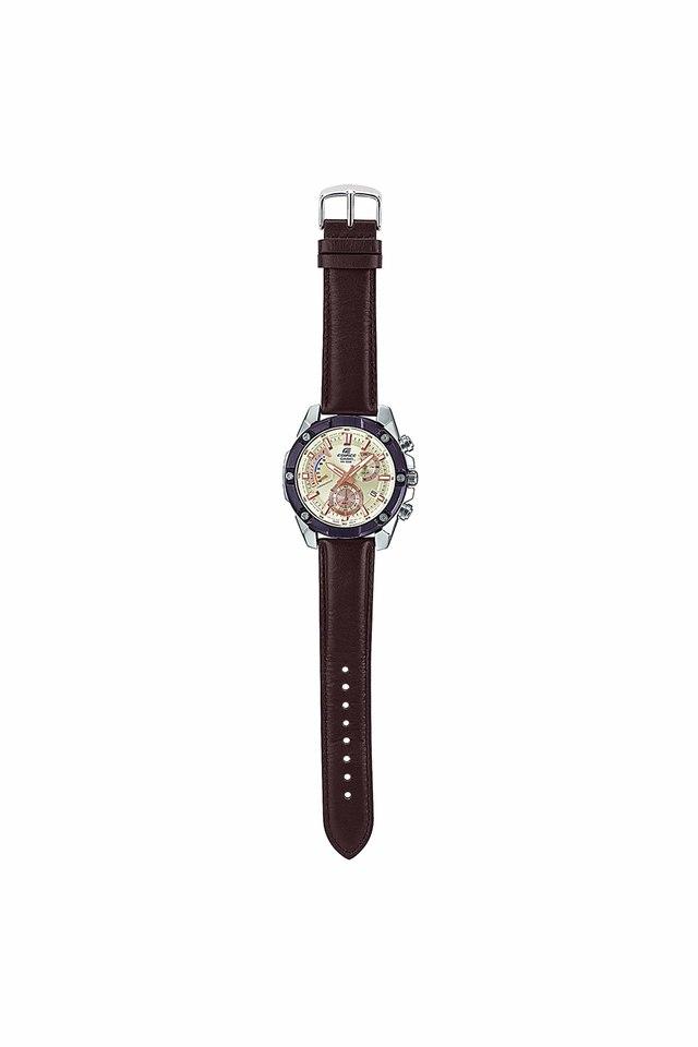 Buy CASIO undefined Mens Edifice Gold Dial Chronograph Watch EX427 Shoppers Stop