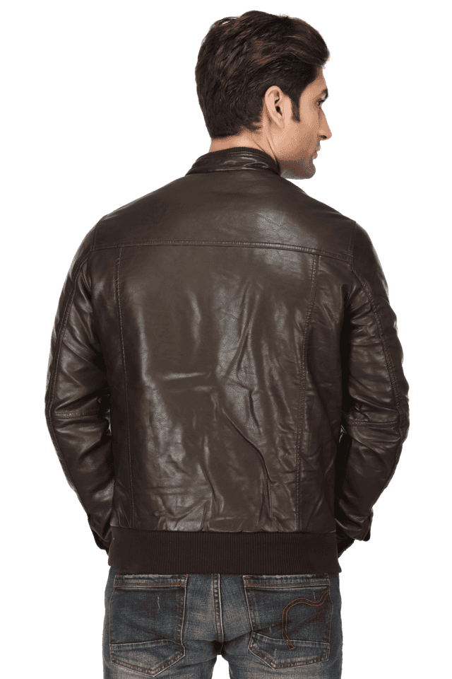 FLAVOR Men's Suede Leather Jacket Trucker Coat (Small, Dark Brown) at  Amazon Men's Clothing store