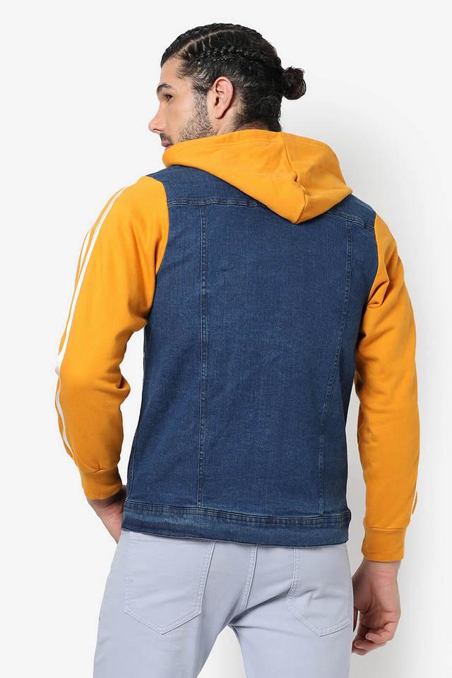 Wholesale Campus Sutra Men's Electric Blue Quilted Puffer Regular Fit  Bomber Jacket For Winter Wear | Hooded Collar | Full Sleeve | Zipper |  Casual Jacket For Man | Western Stylish Jacket For Men – Tradyl