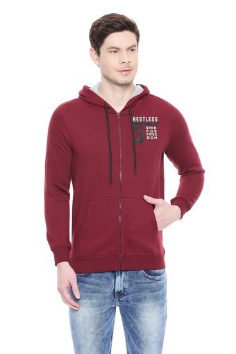 spykar hooded sweatshirt