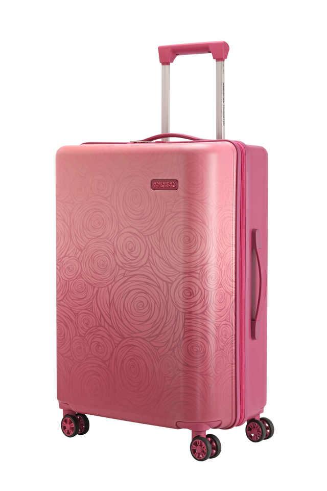 Buy AMERICAN TOURISTER Rose Gold Vicenza SP77 Polycarbonate 110 L Trolley Bag With TSA Lock Shoppers Stop