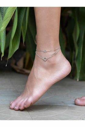 Lady Luck Anklets in 925 Silver : : Jewellery