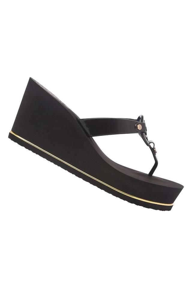 Buy GUESS Black Womens Casual Wear Slipon Wedges Shoppers Stop