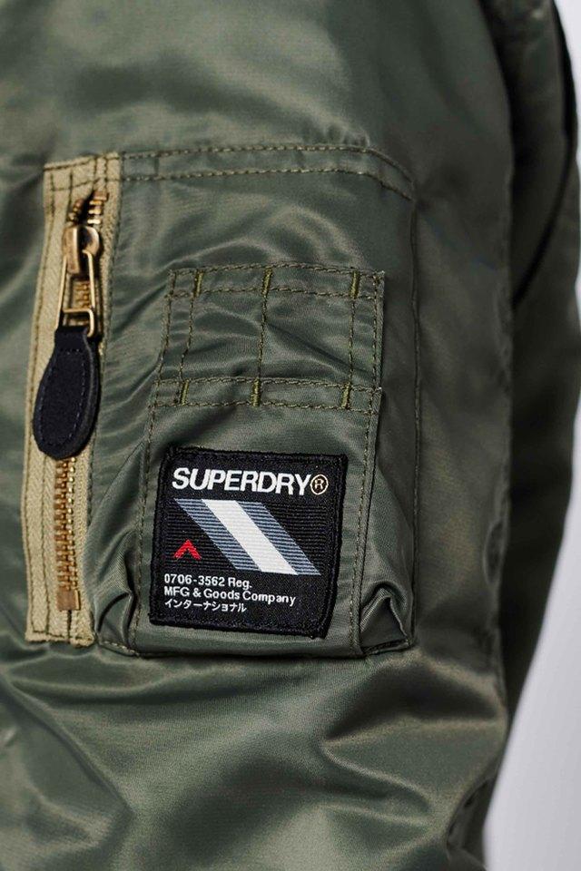 Superdry patch rookie hot sale flight bomber