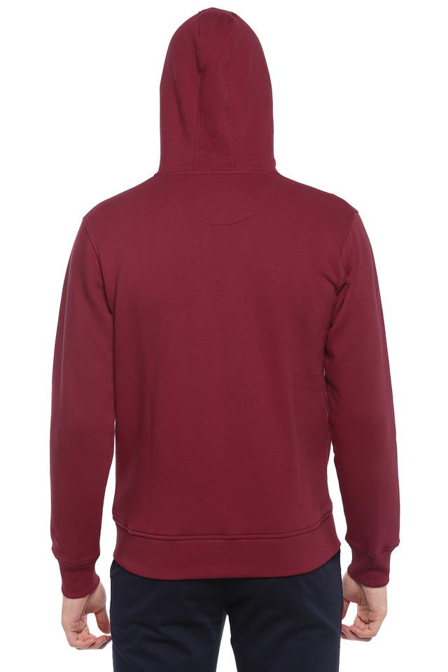 Maroon color clearance sweatshirt