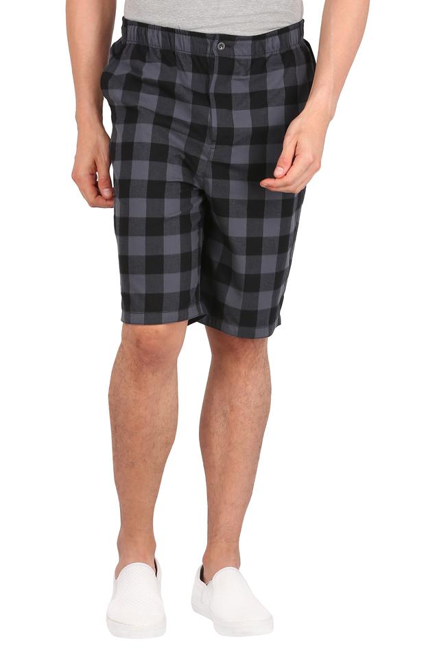 Jockey checked hot sale shorts