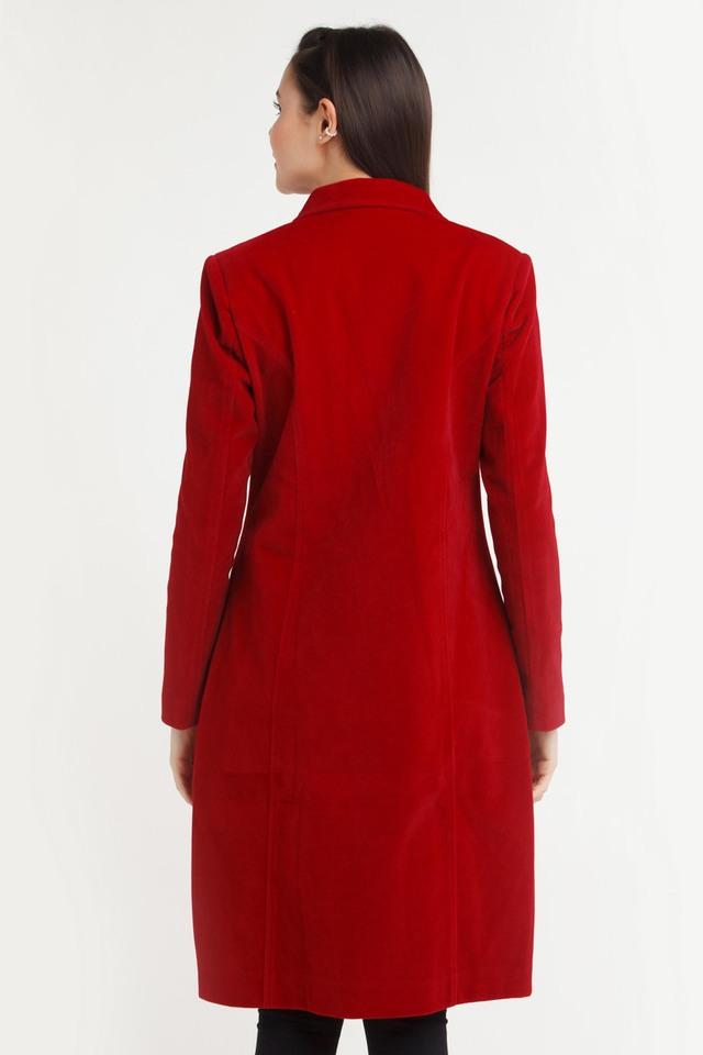 Long red cheap coats for ladies