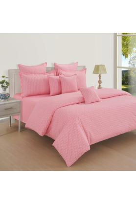 SWAYAM - Pink Double Bed Sheets - 2