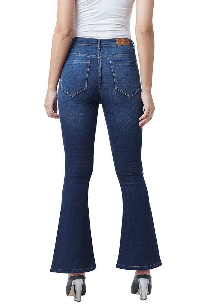 Buy online Blue Solid Bottom Wear from winter wear for Women by Iti for  ₹1699 at 0% off