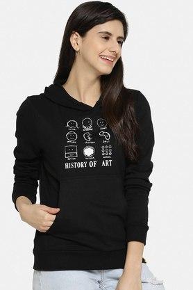 CAMPUS SUTRA - Black Sweatshirts - 1