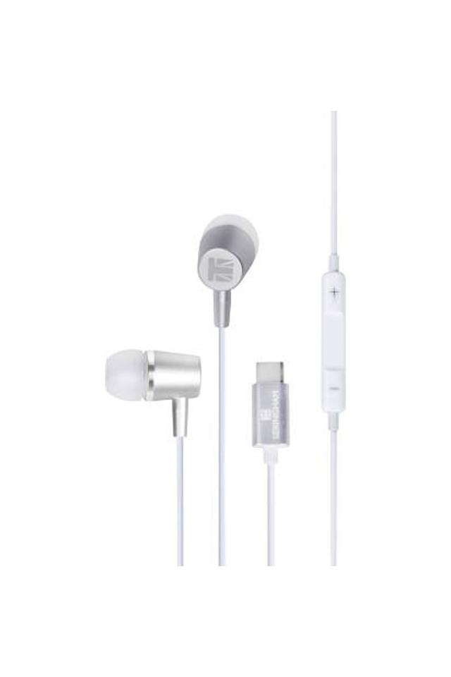 Buy LEXINGHAM Silver Grey USB C Premium Earphones Shoppers Stop