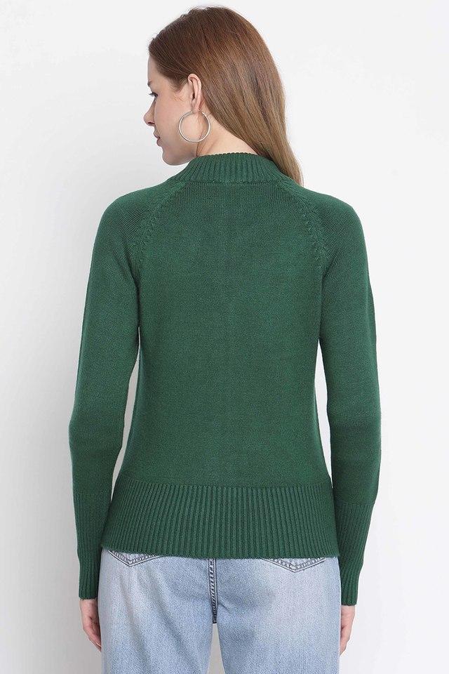 Green sweaters for discount ladies