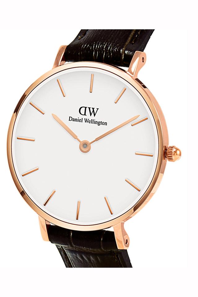 Buy DANIEL WELLINGTON Womens Classic Petite York Rose Gold & White