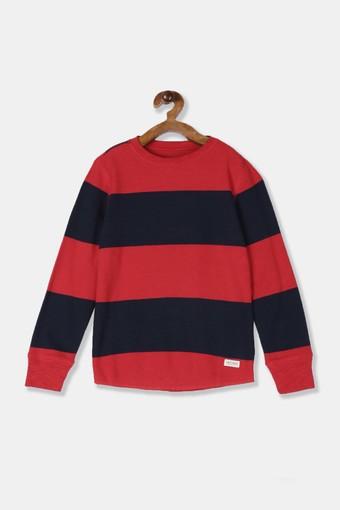 boys red long sleeve t shirt