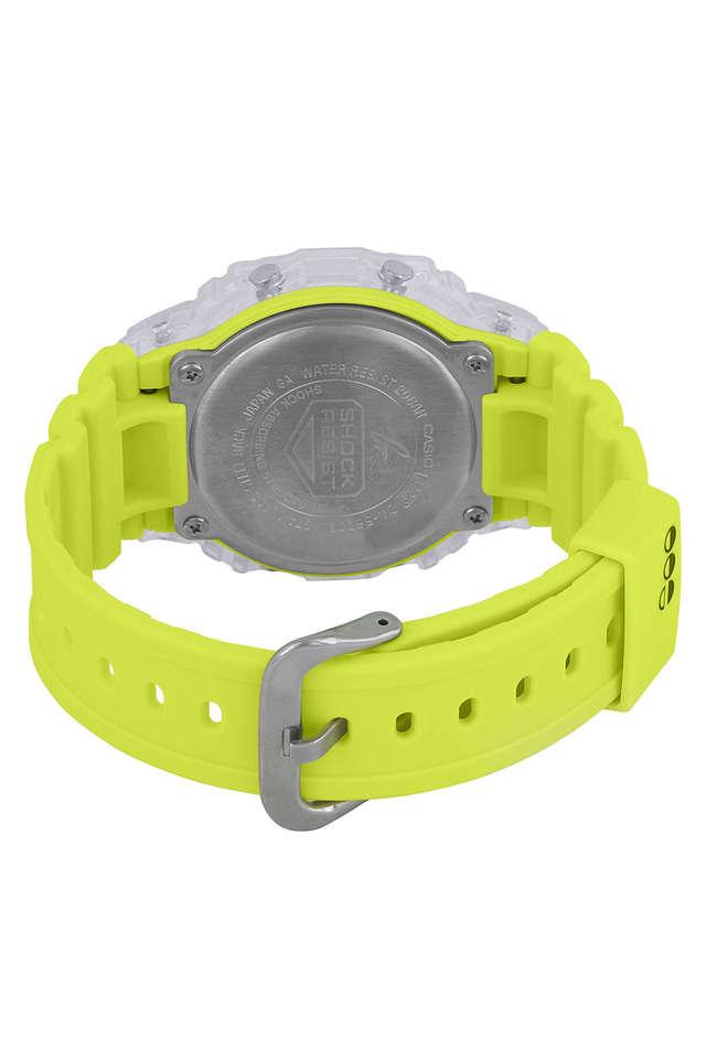 Mens yellow g shock hot sale watch